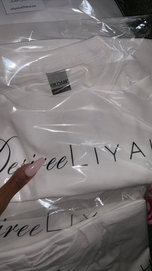 DesireeLiyah Limited Edition Crew Neck White